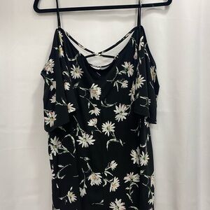 Kaileigh Black and White Backless Camisole